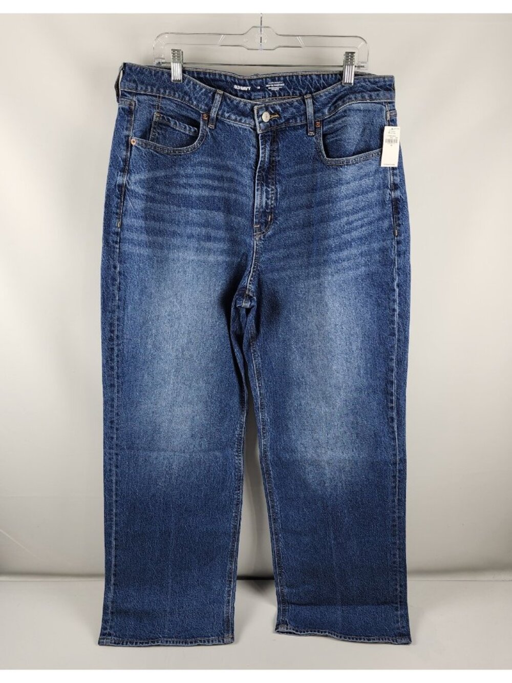 Old Navy Jeans Womens 16 Blue Sky Hi Wide Leg Denim (34x31) NWT